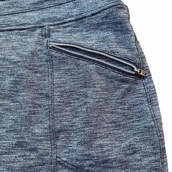 Athleta Metro Skort Dark Heather Grey size XL Front Zip Pockets - Picture 4 of 7